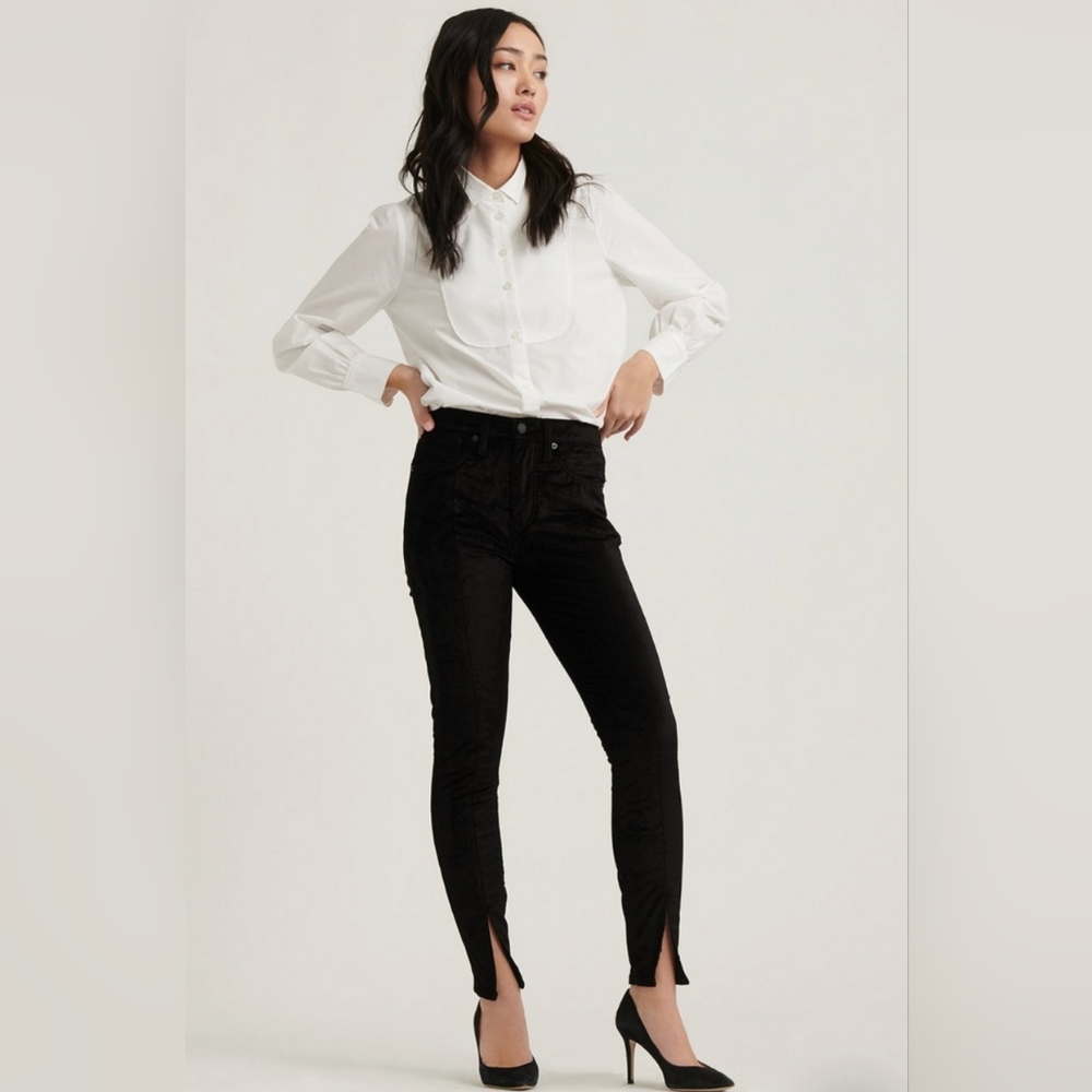 Lucky Brand Black Velvet Jeans 4/27